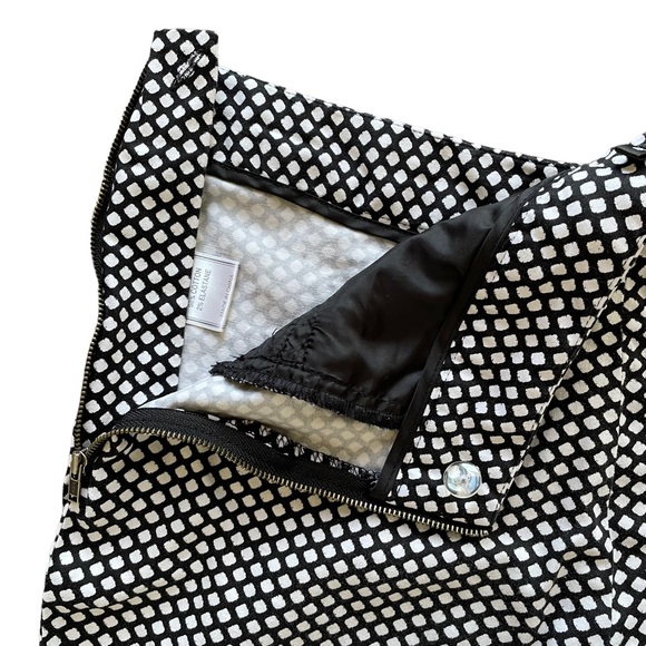 PORTMANS Sz10 Black and white diamond design capri 7/8ths pants - Picture 9 of 10